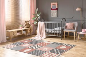 Real,Photo,Of,A,Baby,Crib,Standing,Between,A,Low