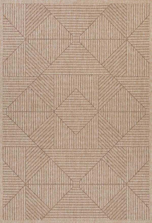 ΧΑΛΙ ETHNIK 2011C BROWN/CARAMEL BEIGE - 133X190 NewPlan