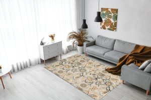 Stylish interior of modern living room
