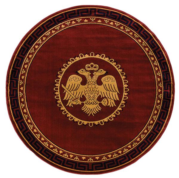 ΧΑΛΙ ΕΚΚΛΗΣΙΑΣΤΙΚΟ LYDIA 2128A BURGUNDY ΣΤΡΟΓΓΥΛΟ - 200X200 NewPlan